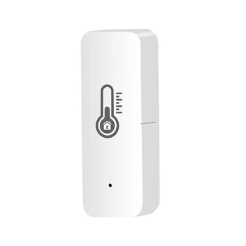 Tuya Wifi сензор за температура и влажност Температурен сензор APP мониторинг за Alexa Google Home Voice