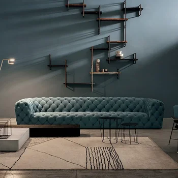 Velvet реколта разтегателен диван хол минималистичен надраскване протектор открит офис скандинавски стил диван изкуство Sillas модулни мебели