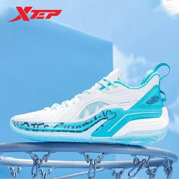 Xtep JLIN 3.0 SE баскетболни обувки мъже нисък връх шок абсорбция мъжки маратонки нехлъзгащи удобни мъжки спортни обувки 977219120008