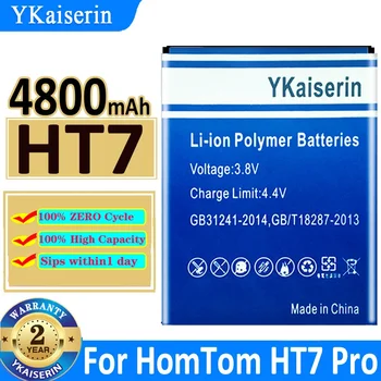 YKaiserin Нова 4800mAh батерия за HOMTOM HT7 HT 7 Pro батерия за HOMTOM HT7 Bateria