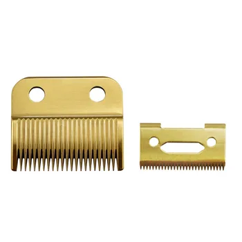 for Wahl Magic Clip Cord & Cordless Replacement Blade + Cutter Blade (Steel Blade)-Gold