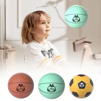 Детски баскетбол Детски младежи Вътрешна тиха тренировъчна топка Преносими деца Пат тренировъчна топка Закрита спортна топка Подарък за рожден ден