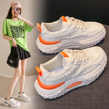 Дишащи жени Голф маратонки Увеличаване на височината Момичета Спортни тренировъчни обувки Голфър Спортни обувки