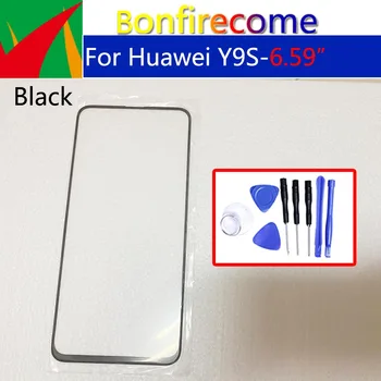 За Huawei Y9S Y9s STK-L21 STK-L22 STK-LX3 преден сензорен екран стъкло външен обектив LCD стъкло подмяна