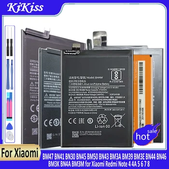 За батерия Xiaomi Mi 9, BM47 BN41 BN30 BN45 BM50 BN43 BM3A BM39 BM3E BN44 BN46 BM3K BN4A BM3M за Redmi Note 4 4A 5 6 7 8
