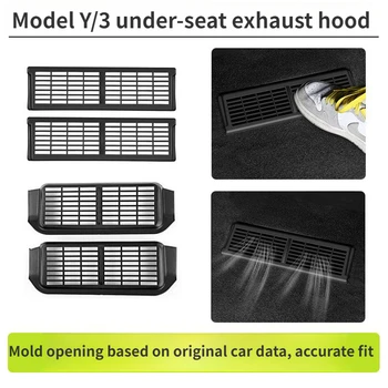 Интериор на автомобил Tesla Modely/3 Подземен въздушен изход Защитен капак Аксесоари за интериорна модификация