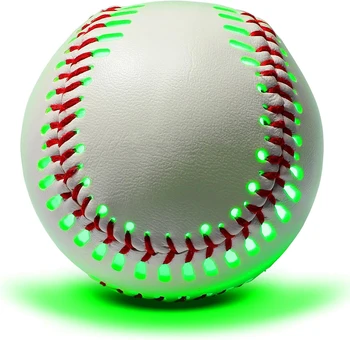 Луминесцентно обучение Бейзболно осветление Бейзболно сияние в тъмното Озарява с 6 променящи се цвята Бейзбол Детски подарък