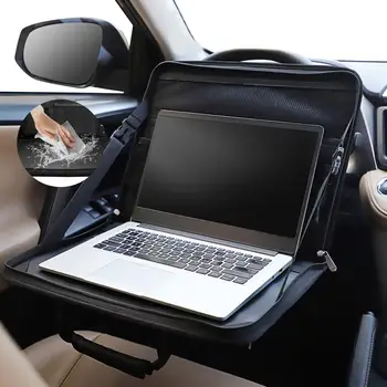  Маса за съхранение на задната седалка на автомобила Сгъваема тава за таблет Офис Пътуване на задната седалка
