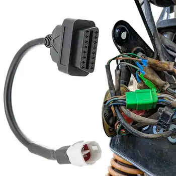 Мигач кабел адаптер индикатор конектори мигач кабел щепсел интерфейс мотоциклет аксесоари 4 пинов щепсел кабел