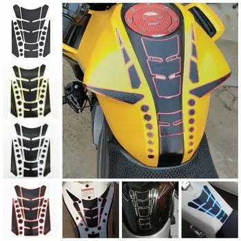 Мотоциклет резервоар за гориво стикери 3D риба кост ваденки точки многоцветен ръб Motobike доставки декорация модификация аксесоари