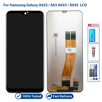 Най-високо качество LCD за Samsung A02s A025 SM-A025F LCD дисплей сензорен екран замяна дигитайзер събрание за Samsung A02s SM-A025F