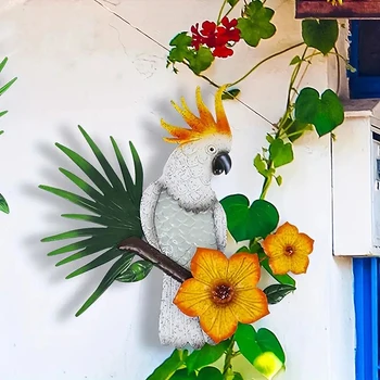 Открит градински занаяти папагал метален вътрешен двор висящи желязо декорация гореща продажба творчески