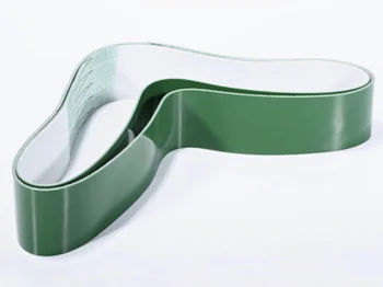  Периметър: 4500x98x2mm зелена PVC транспортна лента