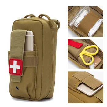 Тактически комплект за първа помощ Медицинска чанта Военни Найлон гърдите Открит Спешна Къмпинг Оцеляване Ловни аксесоари Pack Мъже Чата на xsexyblackxx