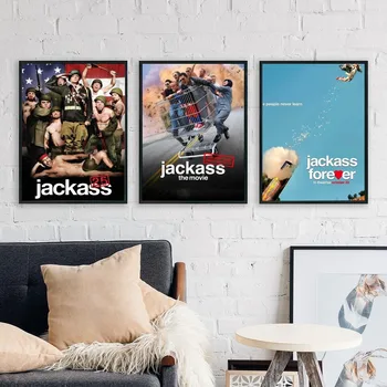 филм Jackass завинаги плакат без рамки плакат Крафт клуб бар хартия реколта плакат стена изкуство живопис спалня проучване стикери