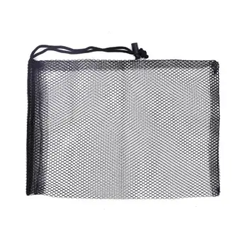  шнур мрежеста чанта лека мрежеста чанта универсален траен капацитет за съхранение на топка за голф дишаща мрежеста чанта за бързо сушене лесно